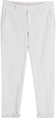Brunello Cucinelli Cropped Cotton Pants