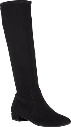 Prada Tapered-Toe Knee Boots-Black