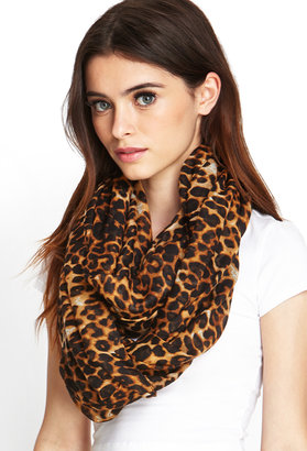 Forever 21 Leopard Print Infinity Scarf