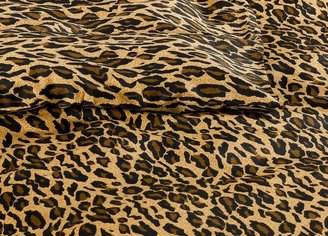 Elite Home Products Regal Collection Leopard Print Duvet Set, Twin