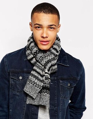 ASOS Fair Isle Scarf with Lambswool