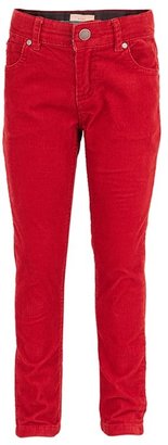 Stella McCartney Kids Red Needlecord Skinny Trousers