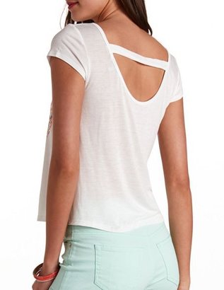 Charlotte Russe Wild and Beautiful Graphic Tee