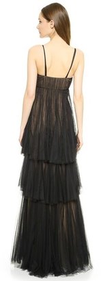 Vera Wang Collection Malfroy Tulle Gown