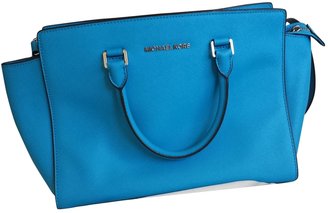 MICHAEL Michael Kors Blue Leather Handbag