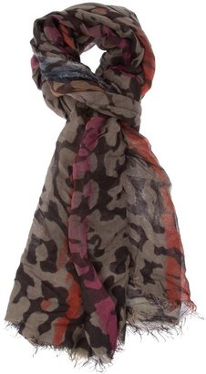 Faliero Sarti camouflage print scarf