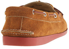 Quoddy Men's for J.Crew suede canoe moccasins