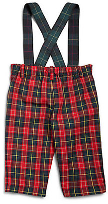 Florence Eiseman Infant's Plaid Suspender Pants