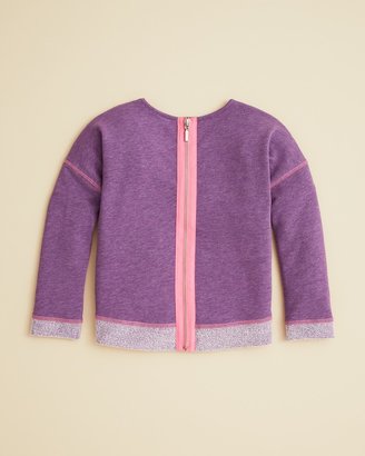 Design History Girls' Love French Terry Sweatshirt - Sizes 2-6X