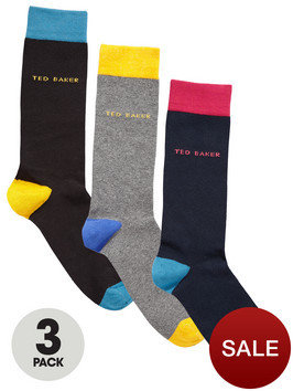 Ted Baker Mens Plain Socks