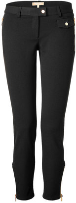 Michael Kors Stretch Cotton Pants with Zip Detailing Gr. 34