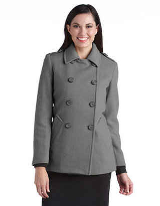 Larry Levine Double Breasted Pea Coat