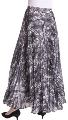 Catherine Malandrino Eiffel Tower Pleated Maxi Skirt
