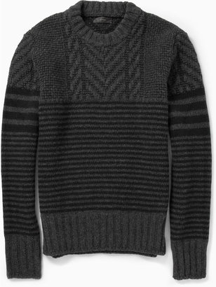 Belstaff Burstead Patterned Wool Sweater