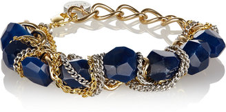 Gemma Redux Gold-plated resin bracelet