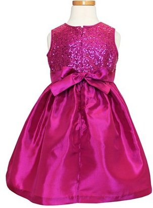 Sorbet Sequin Taffeta Dress (Toddler Girls & Little Girls)