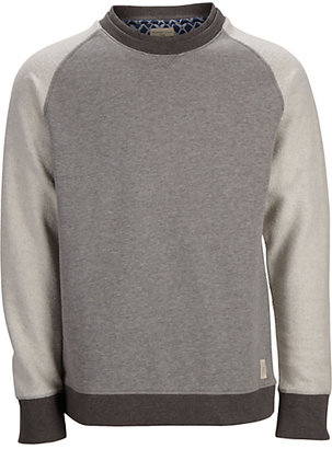 Selected Dubb Crew Neck Sweatshirt, Mid Grey