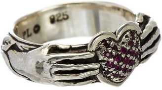 Pamela Love Sterling Silver & Ruby Aeternum Ring