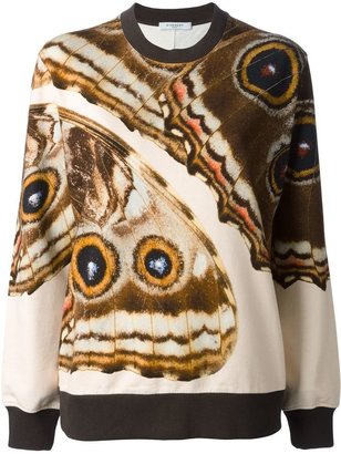 Givenchy butterfly print sweatshirt