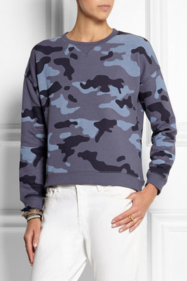 Zoe Karssen Camouflage-print cotton-blend sweatshirt