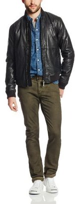 Nudie Jeans Men's Cedric Leather Bomber Jacket
