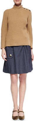 Marc Jacobs Belted Pocket Flounce Skirt