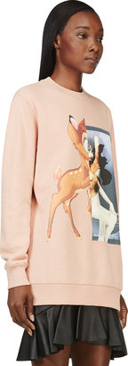 Givenchy Peach Bambi Graphic Sweatshirt
