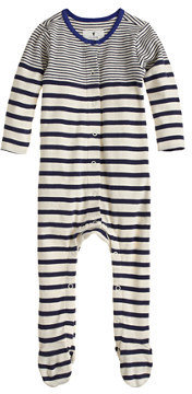J.Crew Baby footsie coverall in multistripe