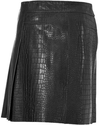 Rag and Bone 3856 Rag & Bone Embossed Leather Skirt