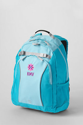 Lands' End Girls Solid ClassMate Medium Backpack
