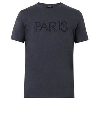 A.P.C. Paris cotton T-shirt