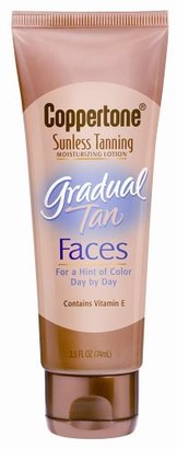 Coppertone Sunless Tanning Gradual Tan, Faces (2.5 Ounces)