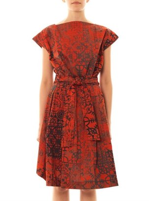Vivienne Westwood Moa Stave lace-print dress