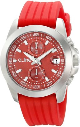 A Line a_line Women's 80010-05-RD Aroha Chronograph Dial Silicone Watch