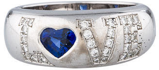 Chopard Diamond Sapphire 'Love' Ring