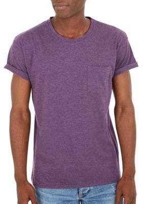 Burton Purple roll sleeve t-shirt