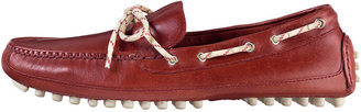 Cole Haan Men's Grant Canoe Camp Moccasin, Tango Red