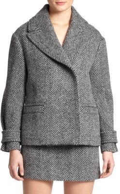 Burberry Wool Herringbone Jacket