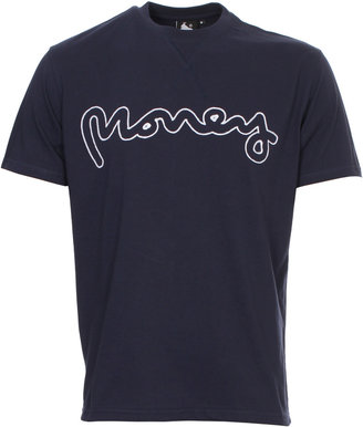 Money Indigo Blue Chain Stitch Signature Ape T-Shirt