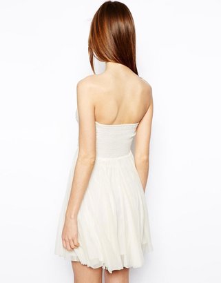 ASOS Bandeau Dress With Twisted Bodice