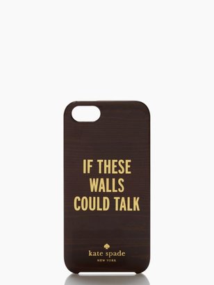 Kate Spade If these walls could talk iphone 5 case