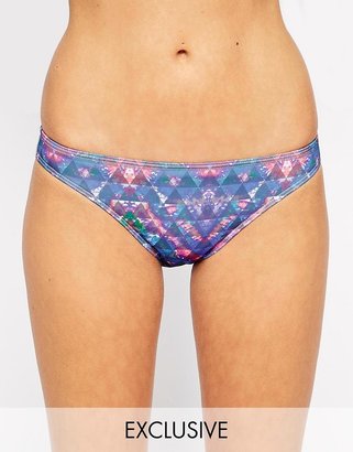 Jaded London Exclusive To Asos Tie Dye Triangle Hipster Bikini Bottoms