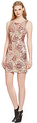 Gianni Bini Floral Sequined Dress