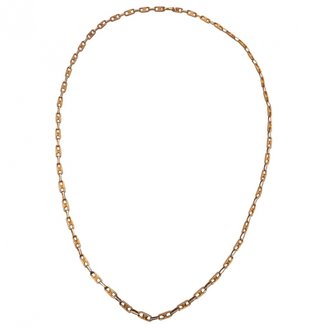 Celine Gold Metal Long necklace