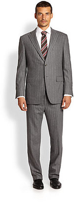 Saks Fifth Avenue Two-Button Pinstriped Suit