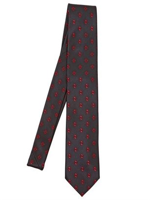 Ermenegildo Zegna 7.5cm Silk Jacquard Tie
