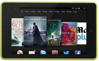 Kindle Fire HD6 Quad Core 16Gb Wifi 6in Touchscreen Tablet - Citron Yellow