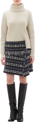 Proenza Schouler Tweed Wrap Mini Skirt