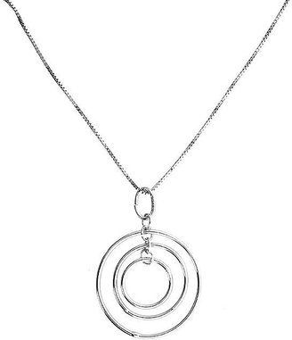 House of Fraser Azendi Concentric circles pendant in sterling silver