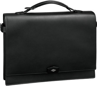 Cartier Louis two-gusset leather briefcase